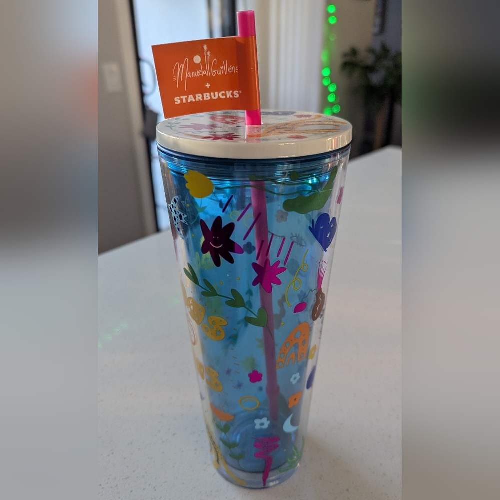 NWT Starbucks 2023 Buenas Vibras Manuela Guillen Venti Tumbler